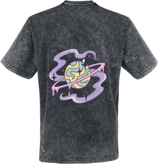 كوكب t- shirt One Size Washed Back 8