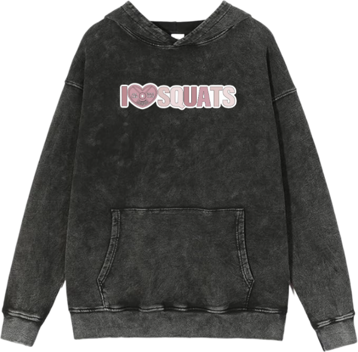 workout gym pilates Oversize Hoodie Washed 8