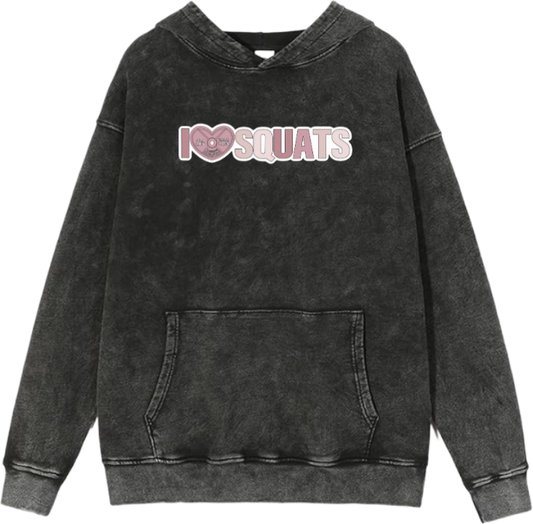workout gym pilates Oversize Hoodie Washed 8