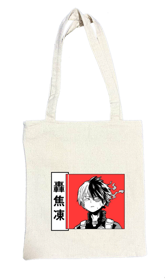 bnha boku no hero academy tote bag beige 8