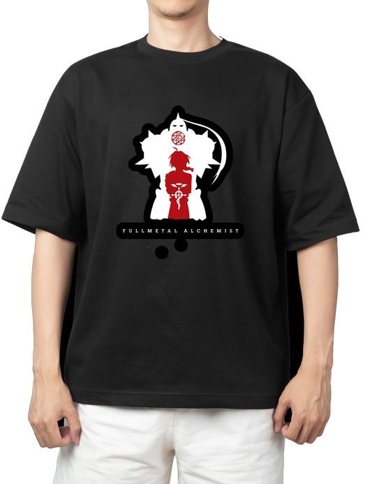 full metal alchamest t- shirt One Size Black 8