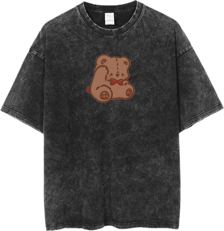 bear t- shirt Washed 8