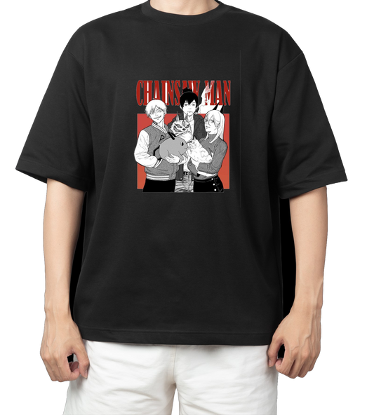 Chainsaw Man t- shirt One Size Black 8