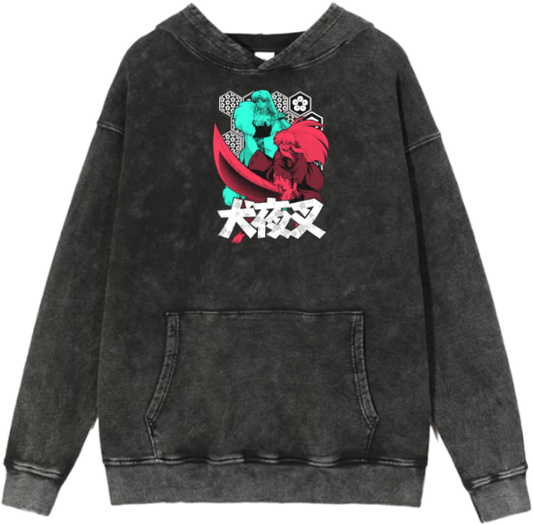 Inuyasha One Size hoodie Washed 8