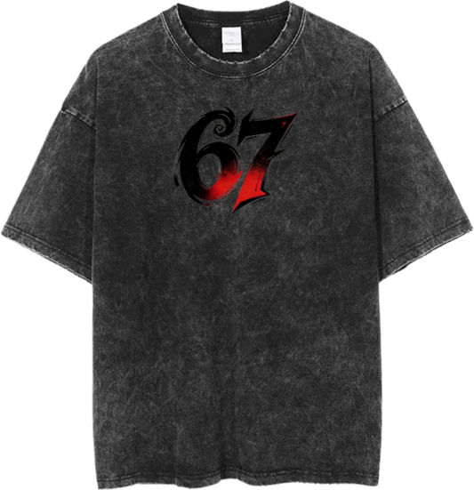 67 designs One Size t- shirt Washed 8
