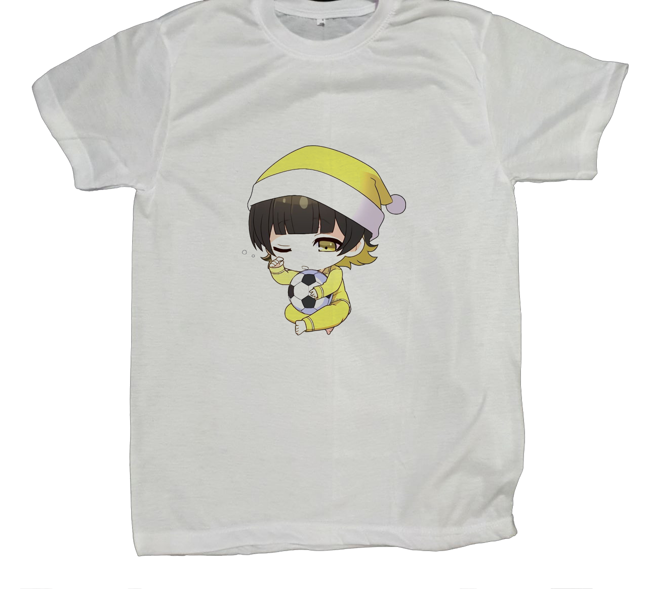blue lock t- shirt fat White 8