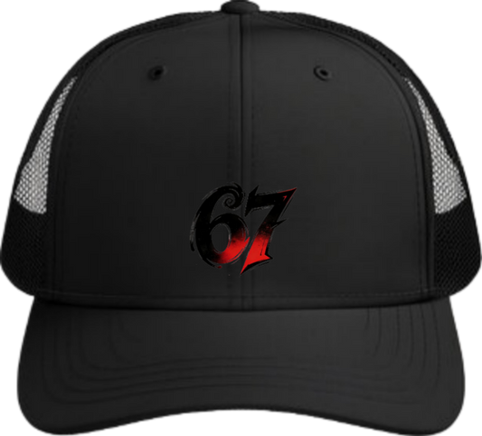 67 designs Baseball cap Black 8