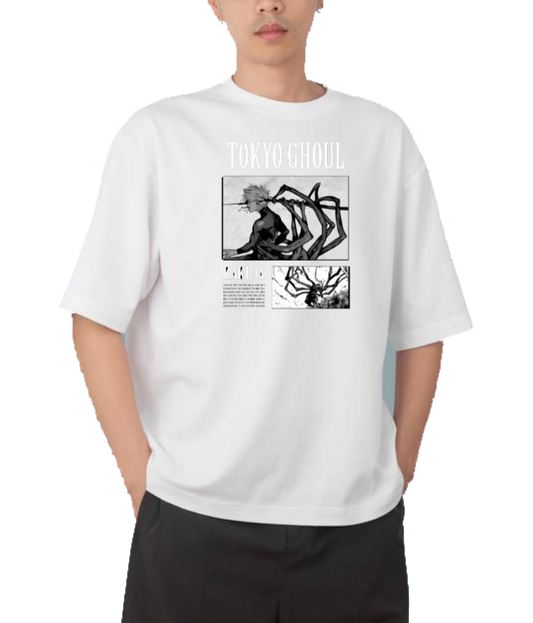 Tokyo ghoul t- shirt One Size White 8