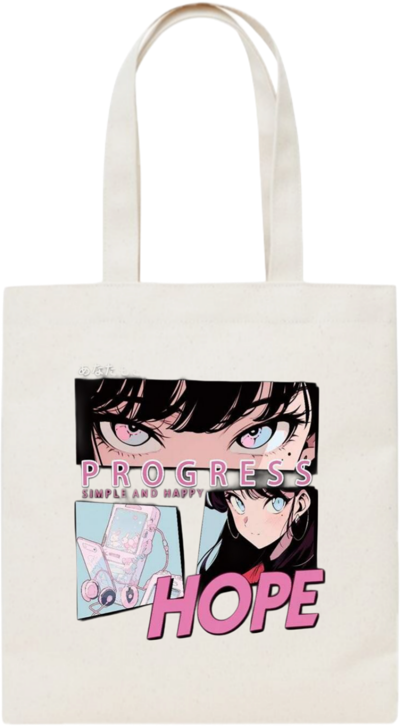 PROGRESS tote bag beige 8