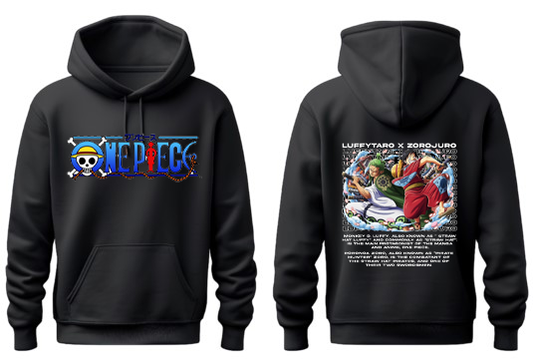 one piece One Size hoodie Black Back 8
