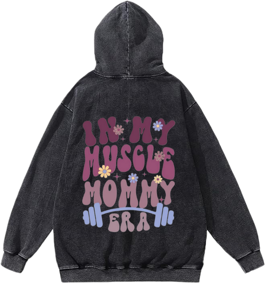 workout gym pilates Oversize Hoodie Washed Back 8