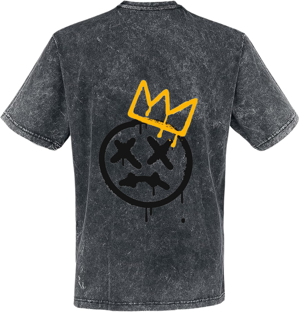 Cult of Individuality Men's Crew Shimuchan Logo t- shirt One Size Washed Back 8