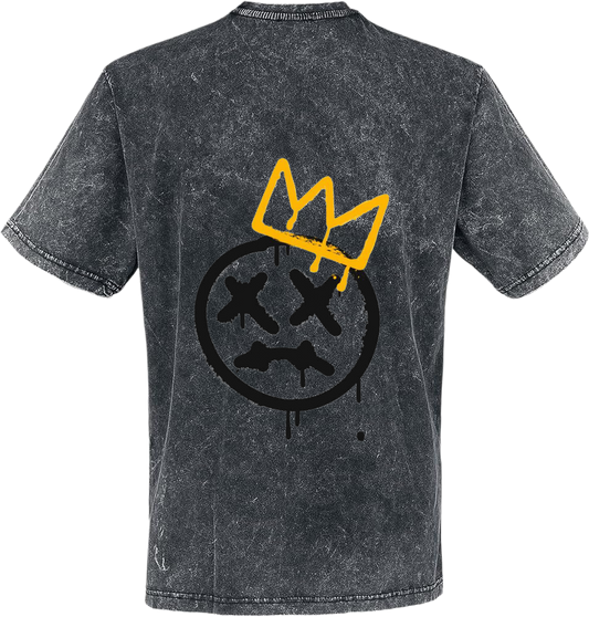 Cult of Individuality Men's Crew Shimuchan Logo t- shirt One Size Washed Back 8
