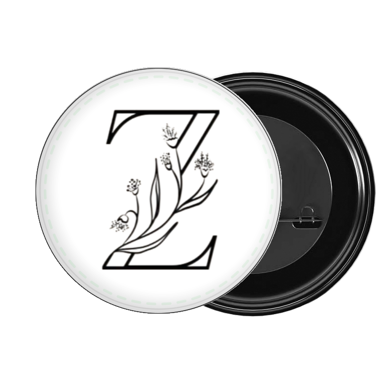 vector letter brooch Z 8