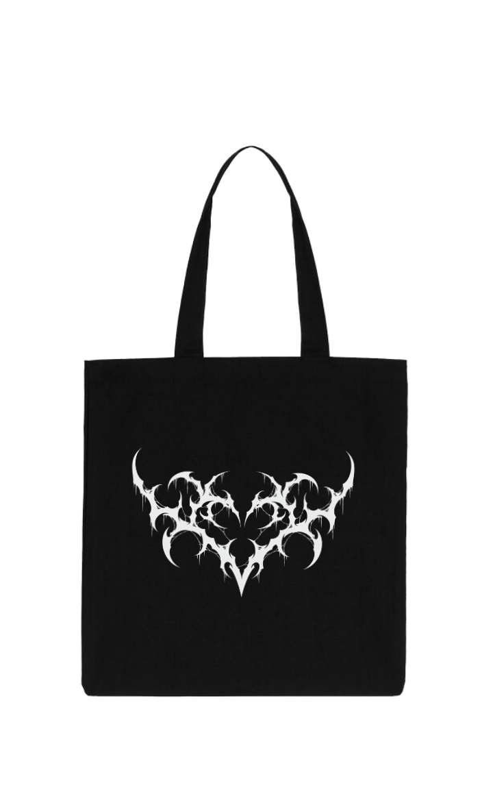 Goth tote bag Black 8