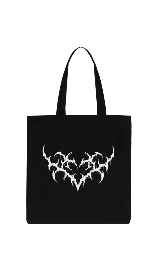 Goth tote bag Black 8