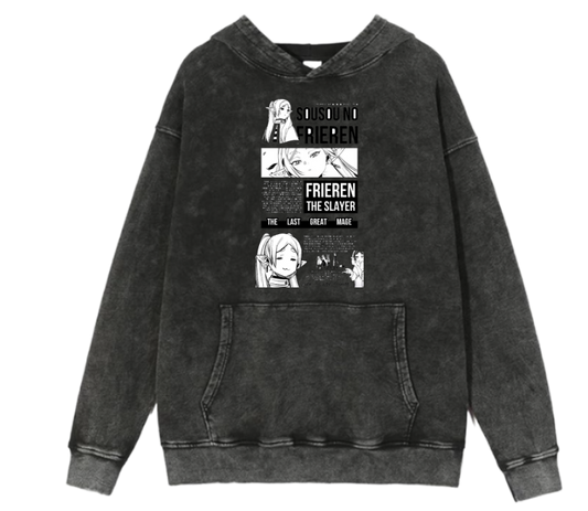 Frieren Beyond Journey's End One Size hoodie Washed 8