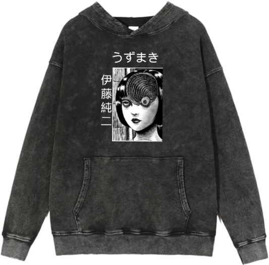 Tomie Kawakami Over Size hoodie Washed 8