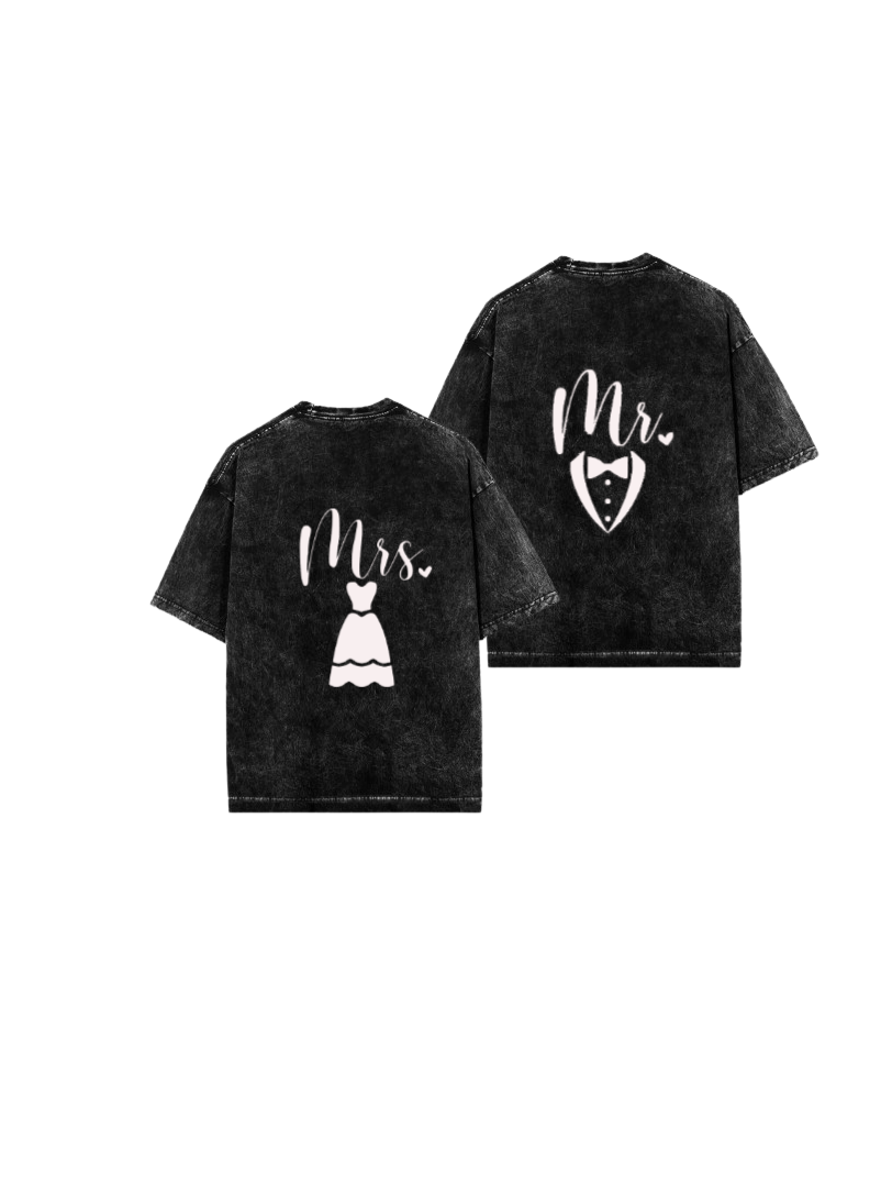 VaIentine coupIe One Size t- shirt Washd Cables 8