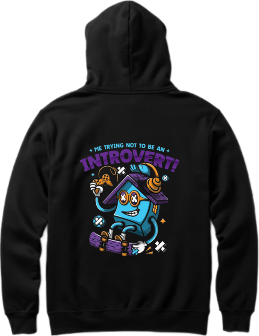 aliens Oversize Hoodie Back Black 8