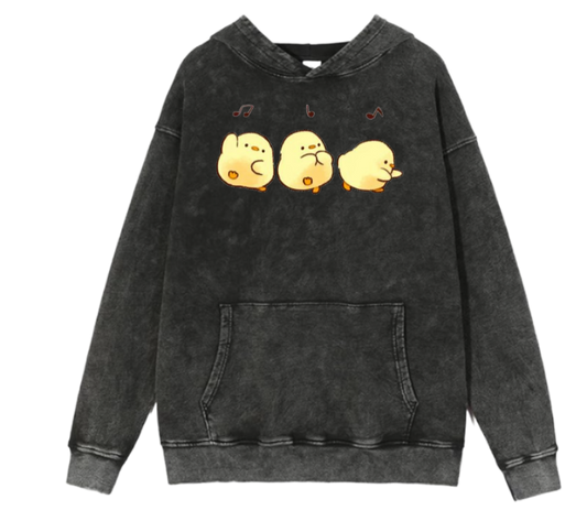 duck Oversize Hoodie Washed 8