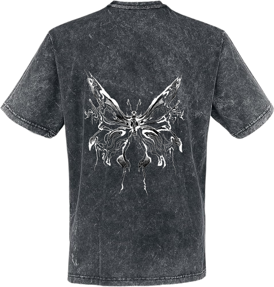 Goth t- shirt Washed Back 8
