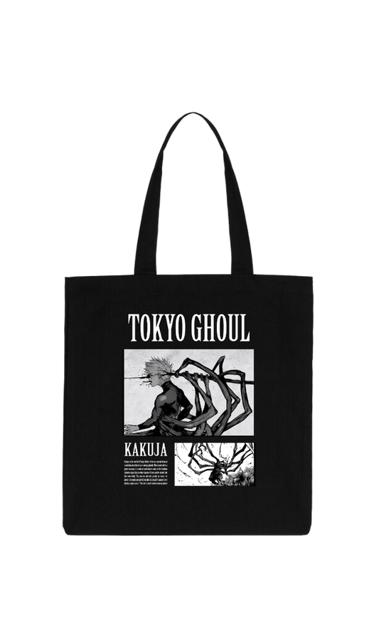 Tokyo ghoul tote bag Black 8
