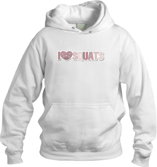 workout gym pilates Oversize Hoodie White 8