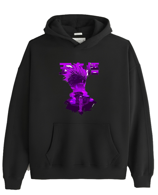 jujutsu kaisen GOJO Oversize  Hoodie Black 8