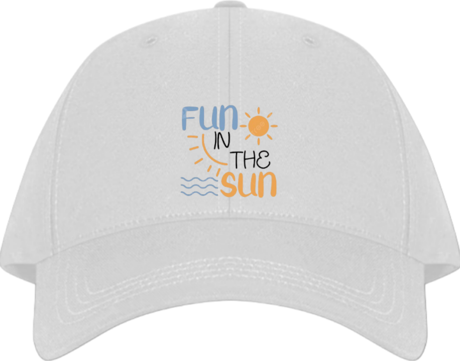Summer Vibes Baseball cap White 8