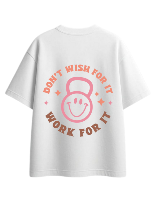 workout gym pilates One Size t- shirt White Back 8