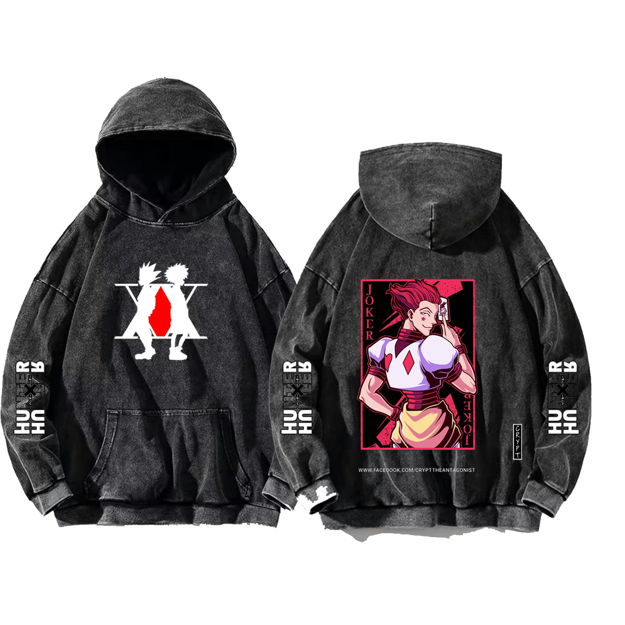 Hunter × Hunter One Size hoodie Washed Back 8