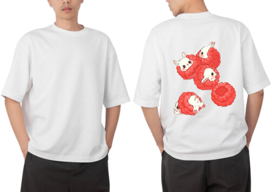 An Apple Dog Than t- shirt One Size White back 8