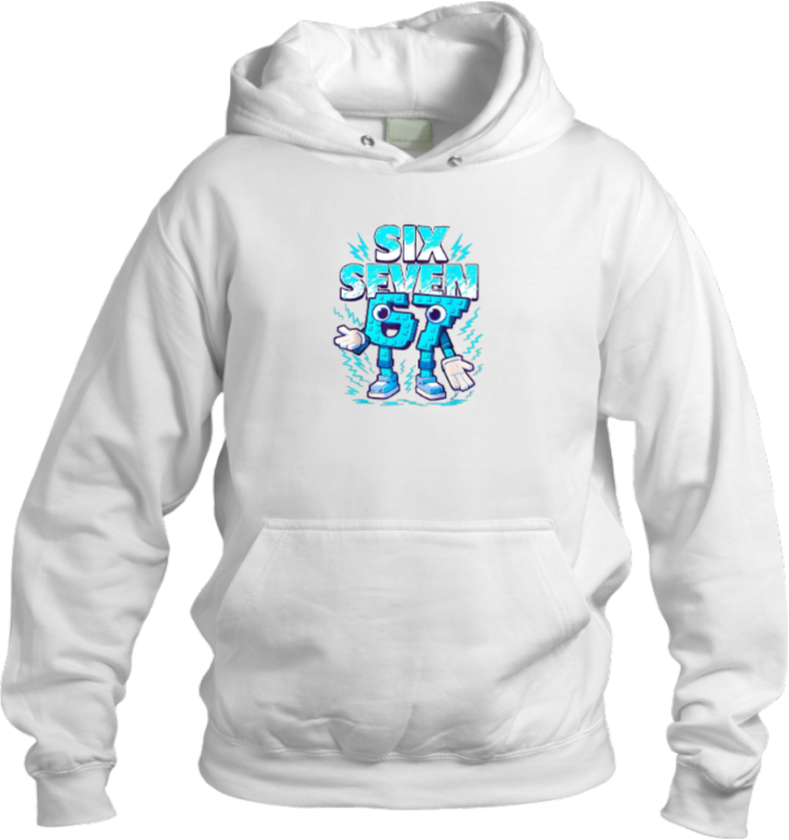 designs 67 Oversize Hoodie White 8