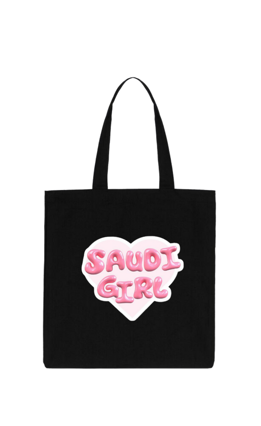 SaudIa Arabia saudi tote bag Black 8