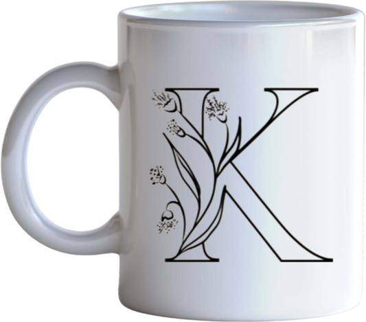 vector letter Mug K 8