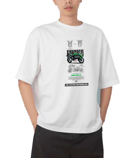 MOTOR CYCLE t- shirt One Size White 8