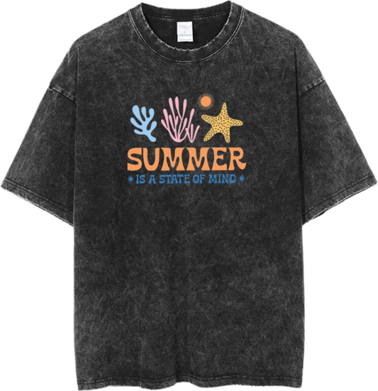 Summer Vibes One Size t- shirt Washed 8