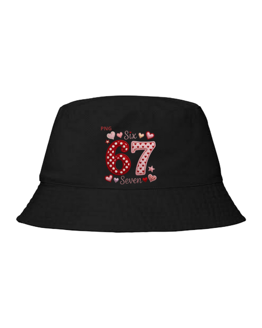 67 designs Bucket hat Fishman hat cap Black 8