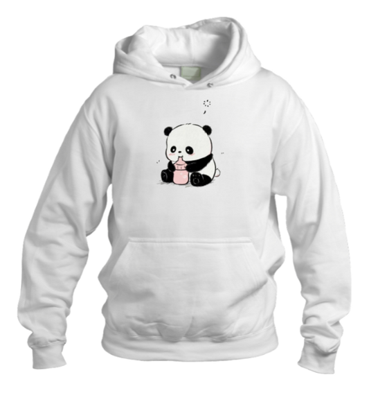PANDA Oversize Hoodie White 8