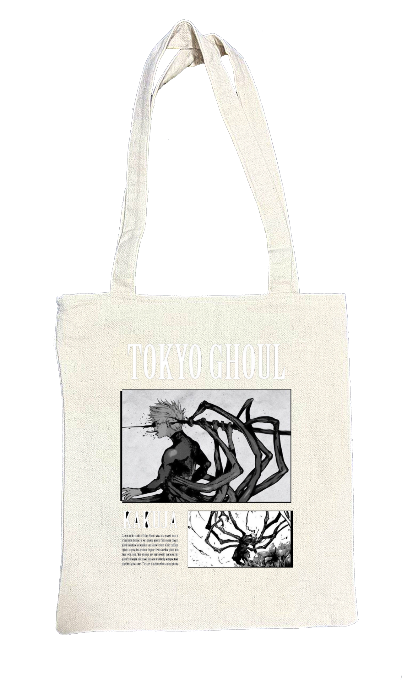 Tokyo ghoul tote bag beige 8
