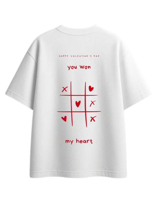 VaIentine coupIe t- shirt White Back 8