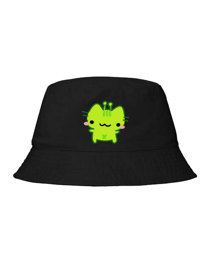 aliens Bucket hat Fishman hat cap Black 8
