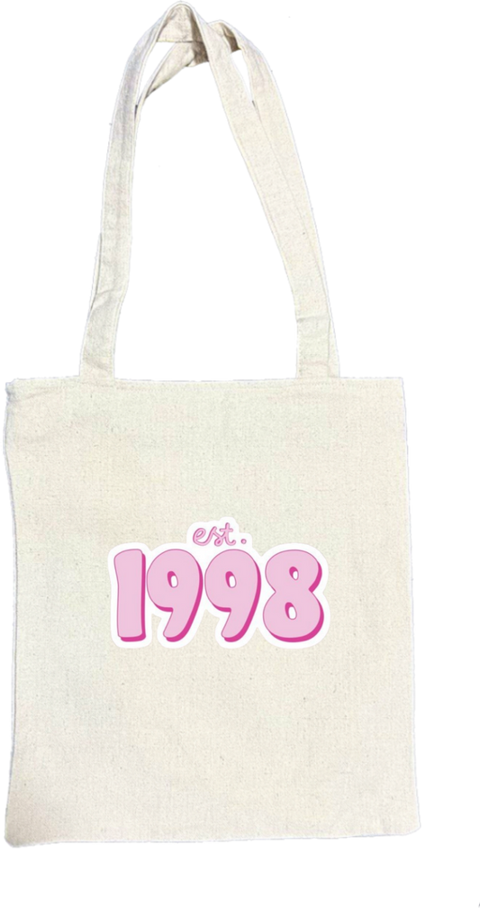 age tote bag Beige 1998