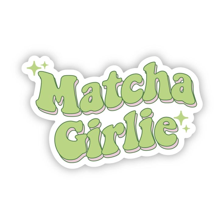 Sticker coffee Matcha Girlie 90