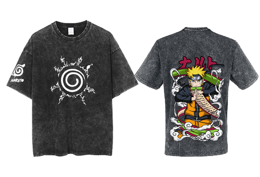 Naruto Shippuden t- shirt One Size Washed Back 90