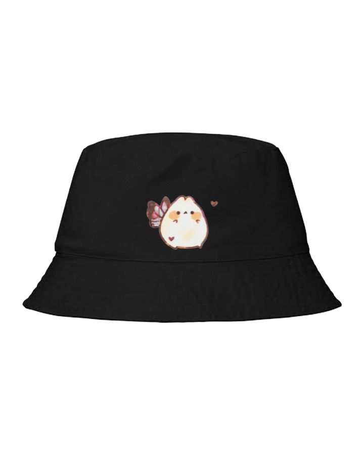 bunny Bucket hat Fishman hat cap Black 86