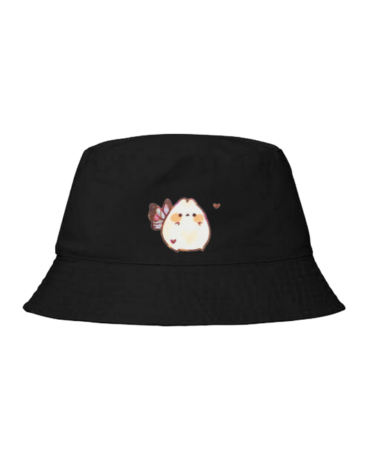 bunny Bucket hat Fishman hat cap Black 86