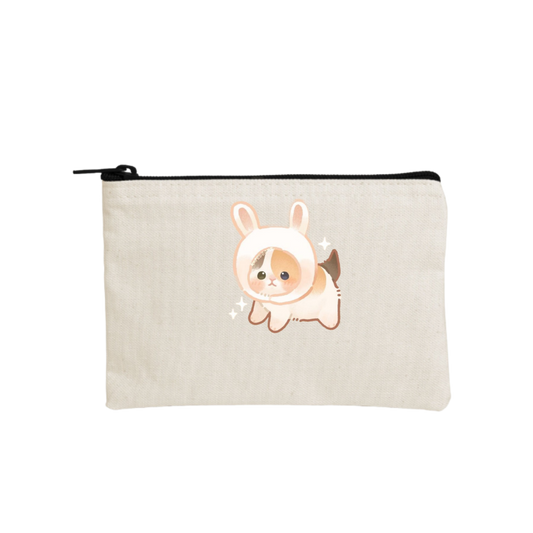 cat wallet pencil case Beige 91