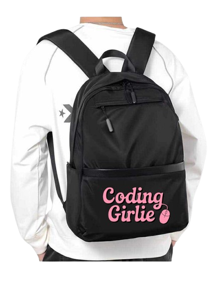 Coding Girlie School Back bag bag 138